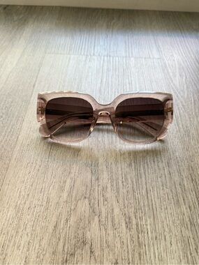 quay australia busy busy tan brown oversized geometric square sunglasses eyewear